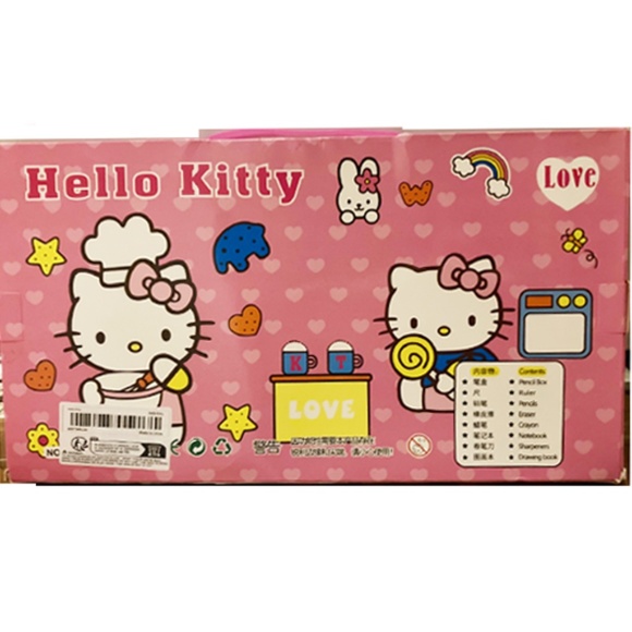 Hello Kitty Stationery Set - 15" X 8.5" - 13 Items - Pictures show the edges - Picture 5 of 9